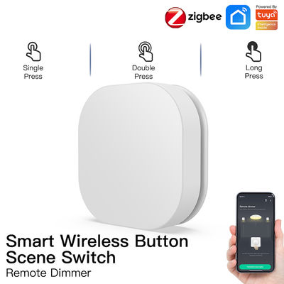 Tuya Zigbee 3v Smart Button Switch Remote Nirkabel Kontrol Satu Tombol Multi Scene Linkage