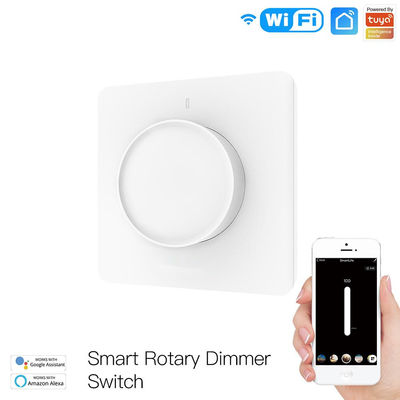 Kamar Hotel Light Dimmer Smart Wifi Wall Switch Tuya Zigbee Rotary Dimmer Switch 300W
