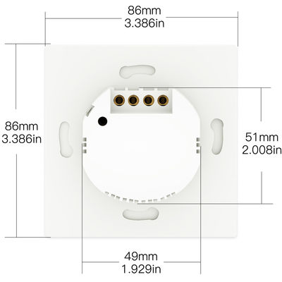 1 2 3 4 Gang Smart Light Push Button Switch Dengan Remote Tuya Remote Control Saklar Lampu Dinding Rumah