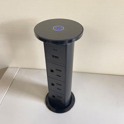 Lifting Listrik SDK Smart Wifi Socket Plug Outlet Pop Up Tersembunyi Dengan Pengisian Nirkabel
