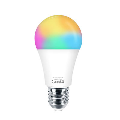 Tidak Diperlukan Hub 5ghz Smart Bulb LED RGBW Perubahan Warna Kompatibel Dengan Alexa Dan Google Home