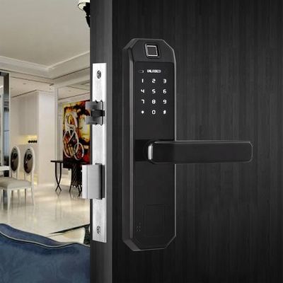 Entri Tanpa Kunci Smart Wifi Door Lock Keypad APP Control IC Card Wifi Connected Door Lock