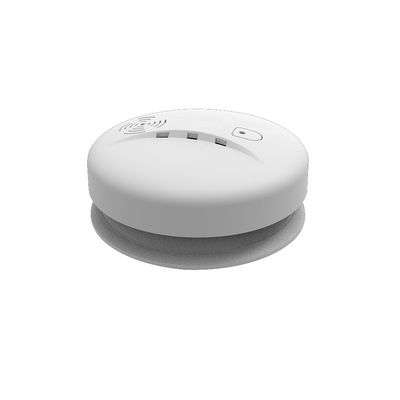 Alarm Sensor Fotolistrik Detektor Kebakaran Asap yang Dioperasikan dengan Baterai Dengan Peringatan Suara Ringan