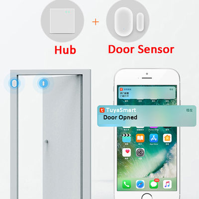 ZigBee Smart Door Window Break Sensor Sistem Alarm Keamanan Rumah Smart Life Aplikasi Tuya Remote Control