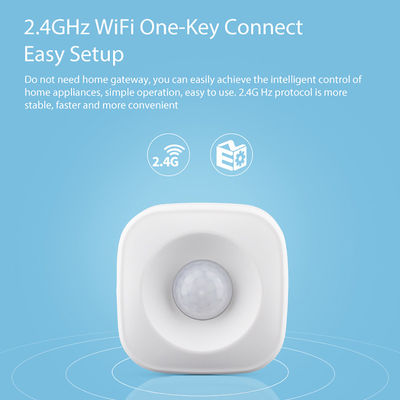 WiFi Wireless Security Alarm Smart Motion Sensor Pemberitahuan Gratis Tuya APP Control PIR Motion Detector