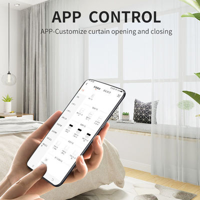Kontrol WiFi Pembuka tirai rumah pintar Track Tirai Otomatis Bekerja dengan Amazon Alexa Google Home