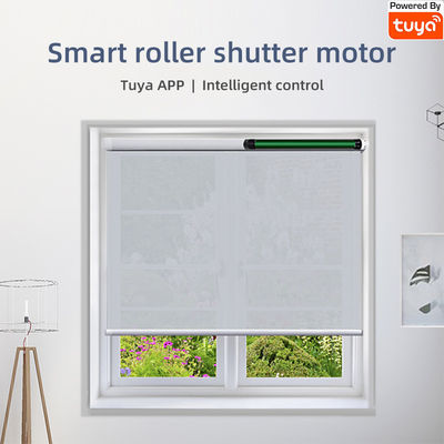 Tuya Zigbee Smart Curtain Motor Otomatis Remote Control Tubular Motor Untuk Rolling Shutter