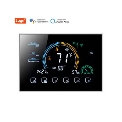 NTC Tuya Wireless WiFi Heat Pump Thermostat Pemrograman Mingguan Digital untuk Boiler Controller