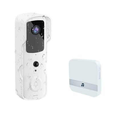 2.4G Smart Hd Wifi Kamera Bel Keamanan Dengan Chime Night Vision Audio Dua Arah