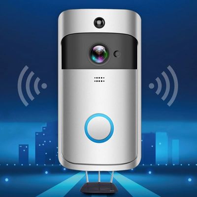 Smart Wireless Wifi Video Bel 1080P Dengan Lonceng Untuk Detektor Gerak Pintu Depan Audio 2 Arah