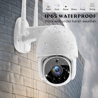Indoor Plug In Security Smart Security Camera Dome Dengan Alexa 1/3&quot; CMOS