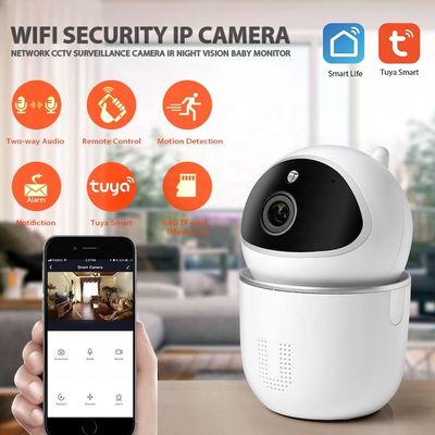 H.265 Tuya Smart Mini Wifi Ip Camera APP Kontrol Keamanan Rumah Kamera IP Dalam Ruangan