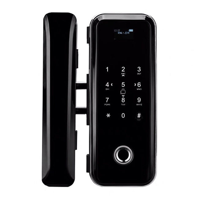 SHUWEI Sandi Kartu IC Wifi Kunci Pintu Geser WiFi Kunci Pintu Kaca Elektronik